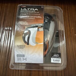 New Shock Doctor Adult XL Ultra Carbon Flex Cup Supporter Impact Shield Gel